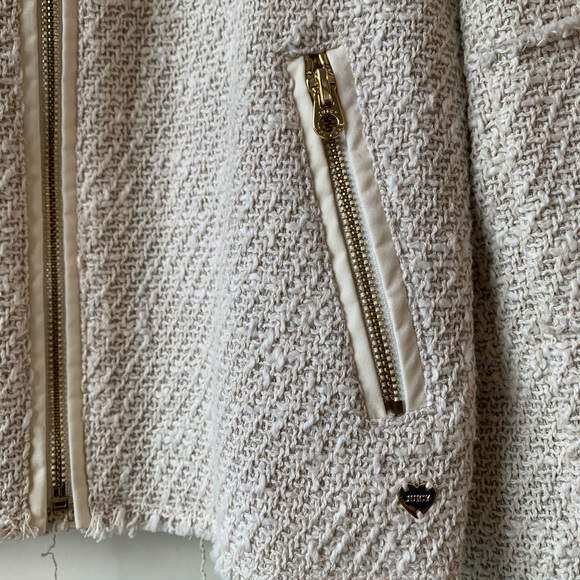 Juicy Couture BEIGE TWEED JACKET - Picture 4 of 6